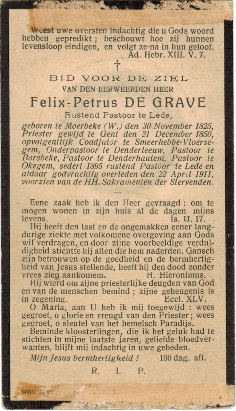 De Grave Felix Petrus  