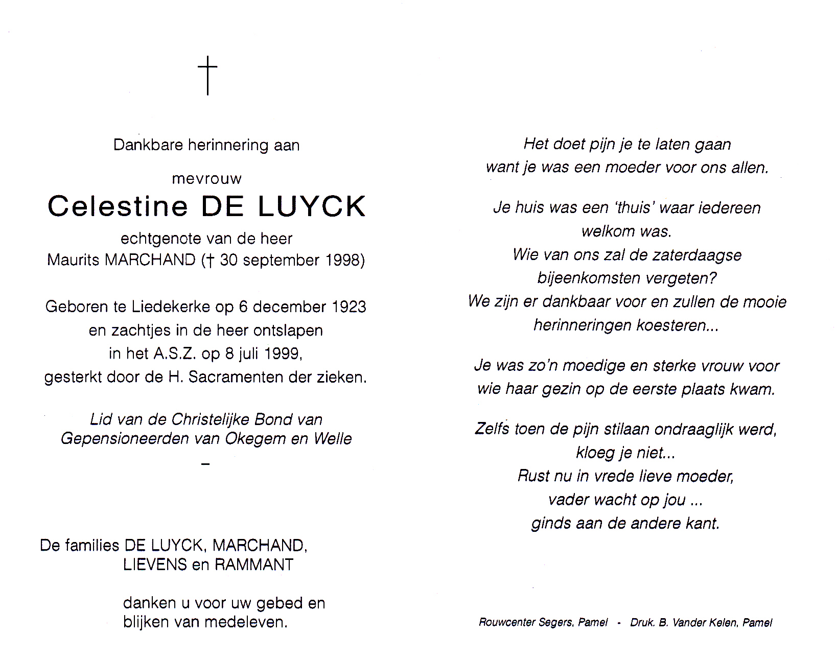 De Luyck Celestine