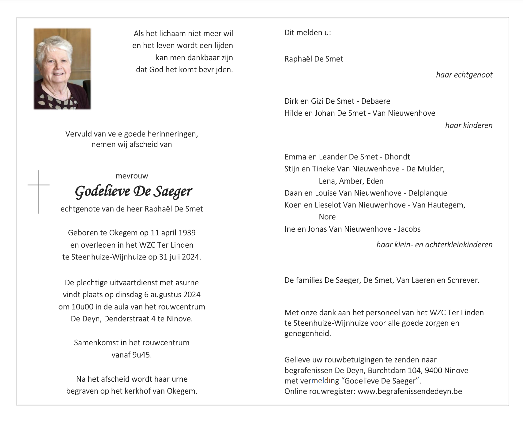 De Saeger Godelieve