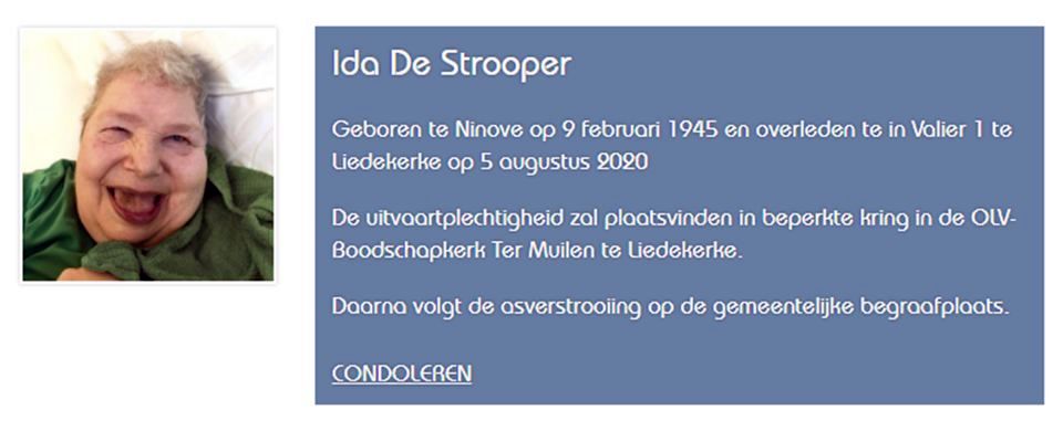 De Strooper Ida