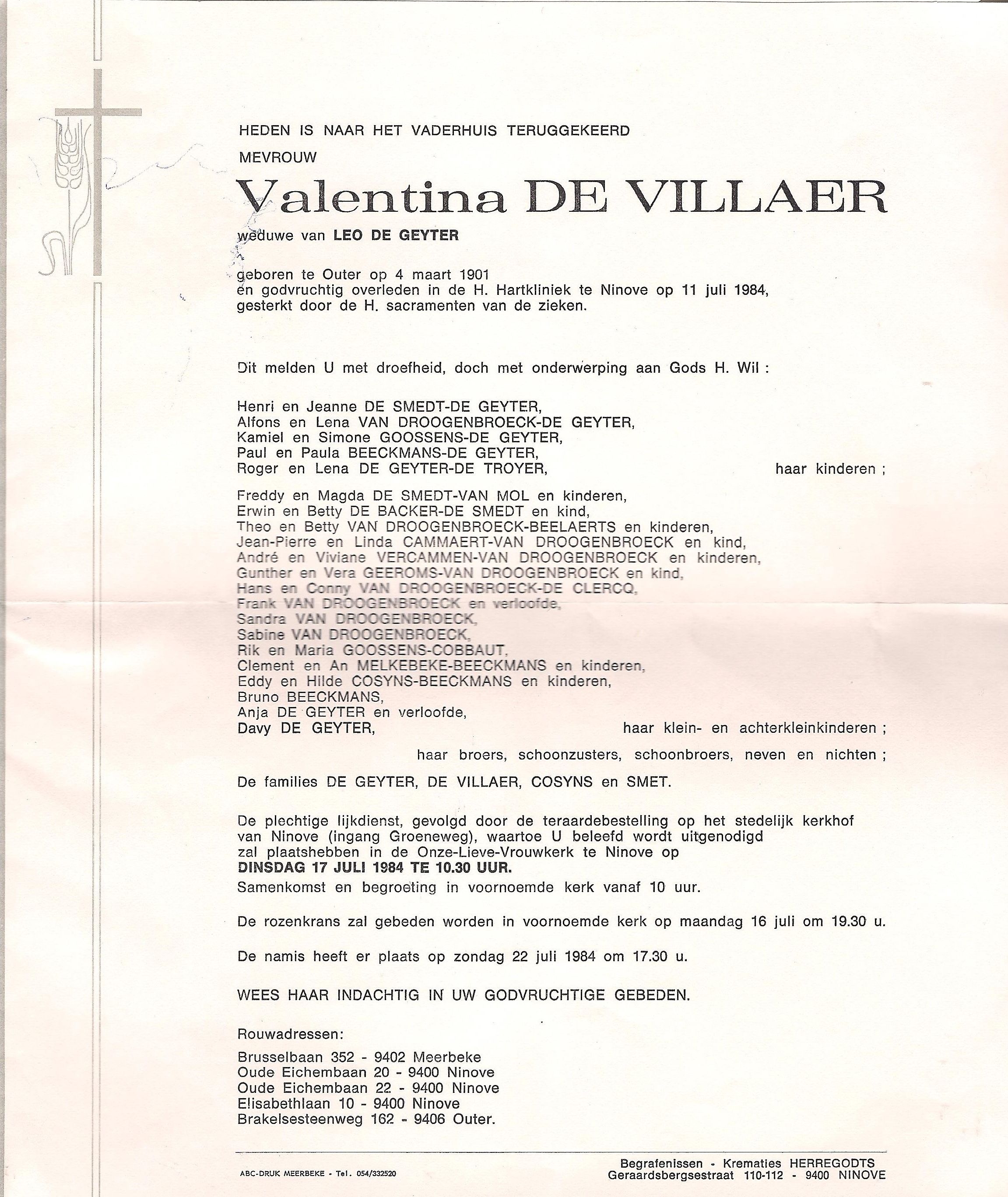 De Villaer Valentina