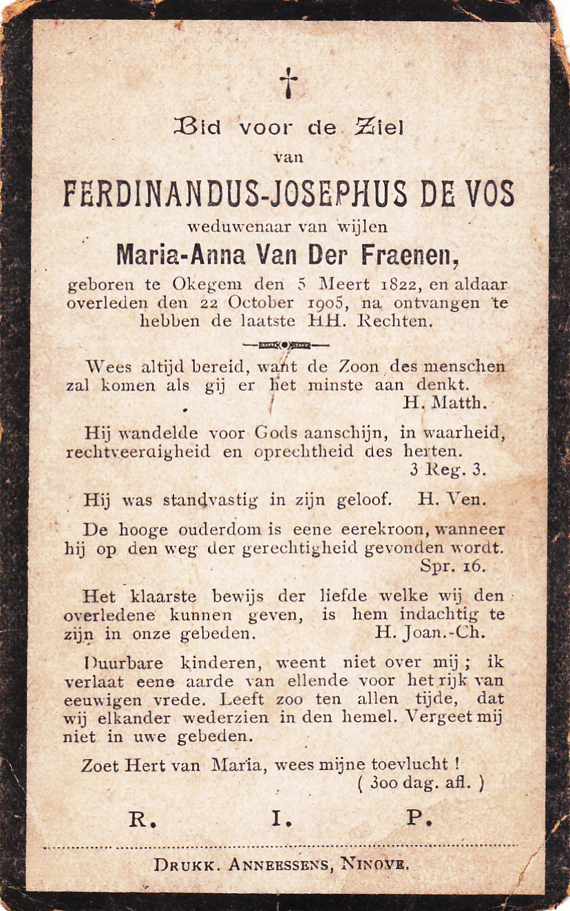 De Vos Ferdinandus Josephus