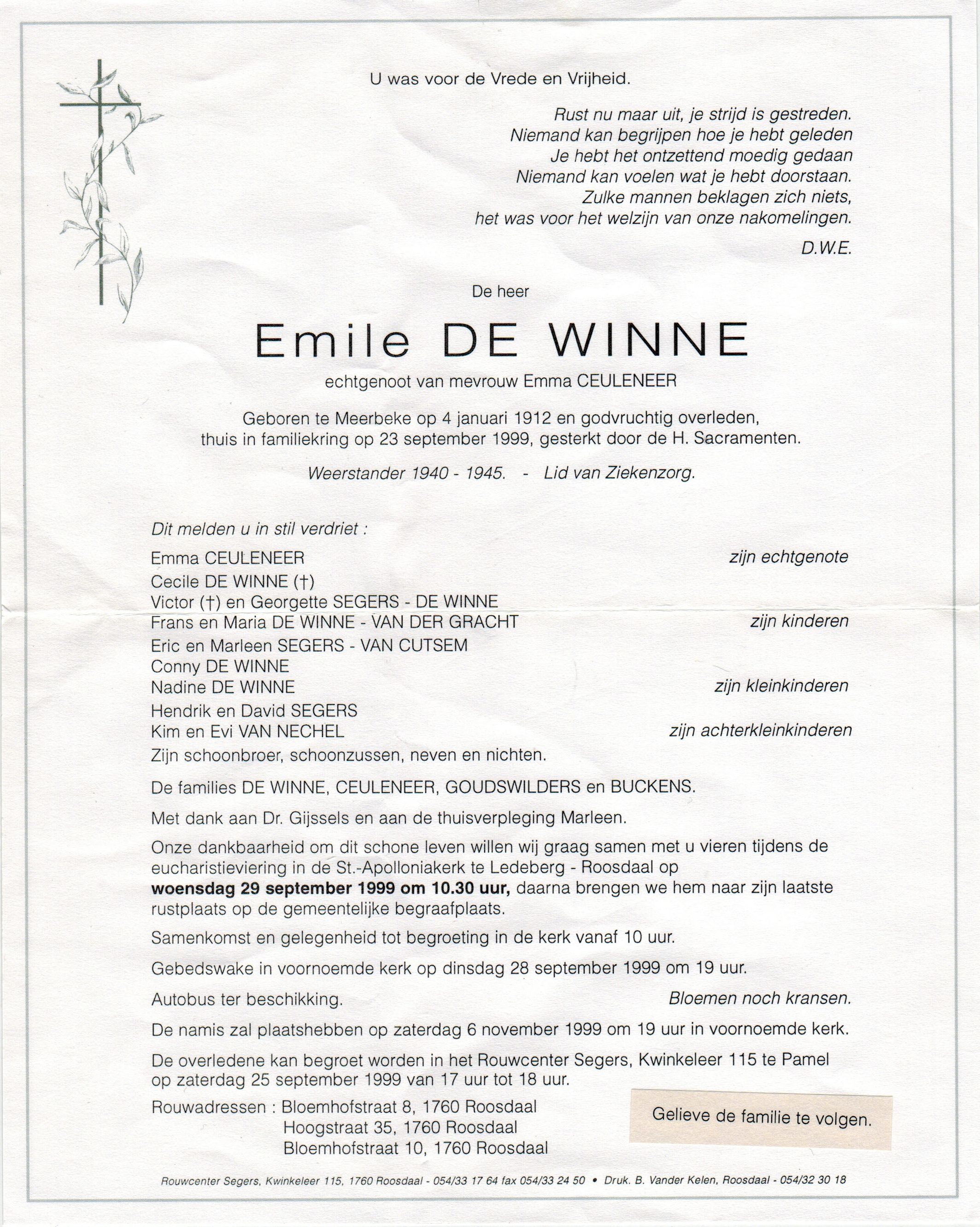 De Winne Emile