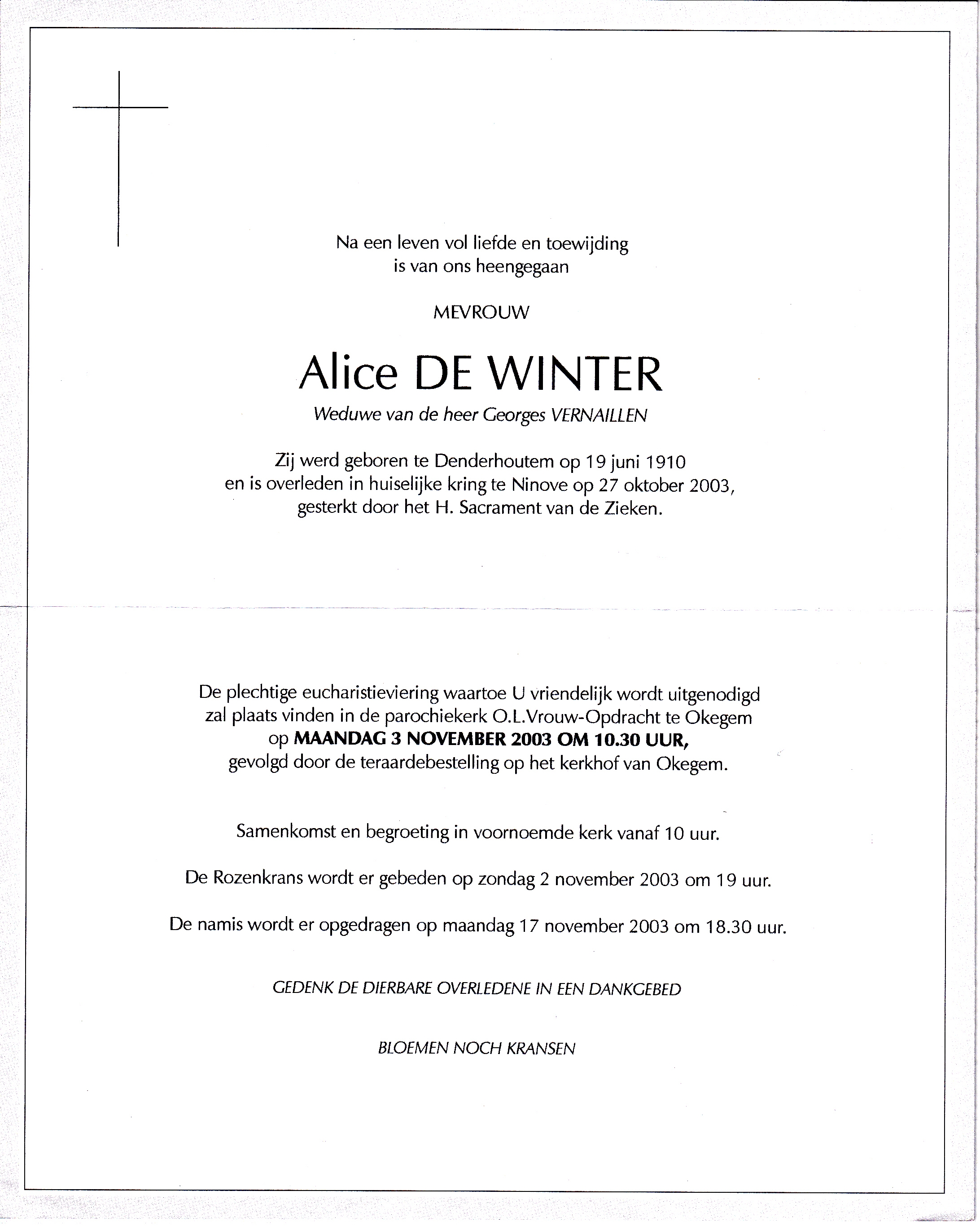 De Winter Alice  