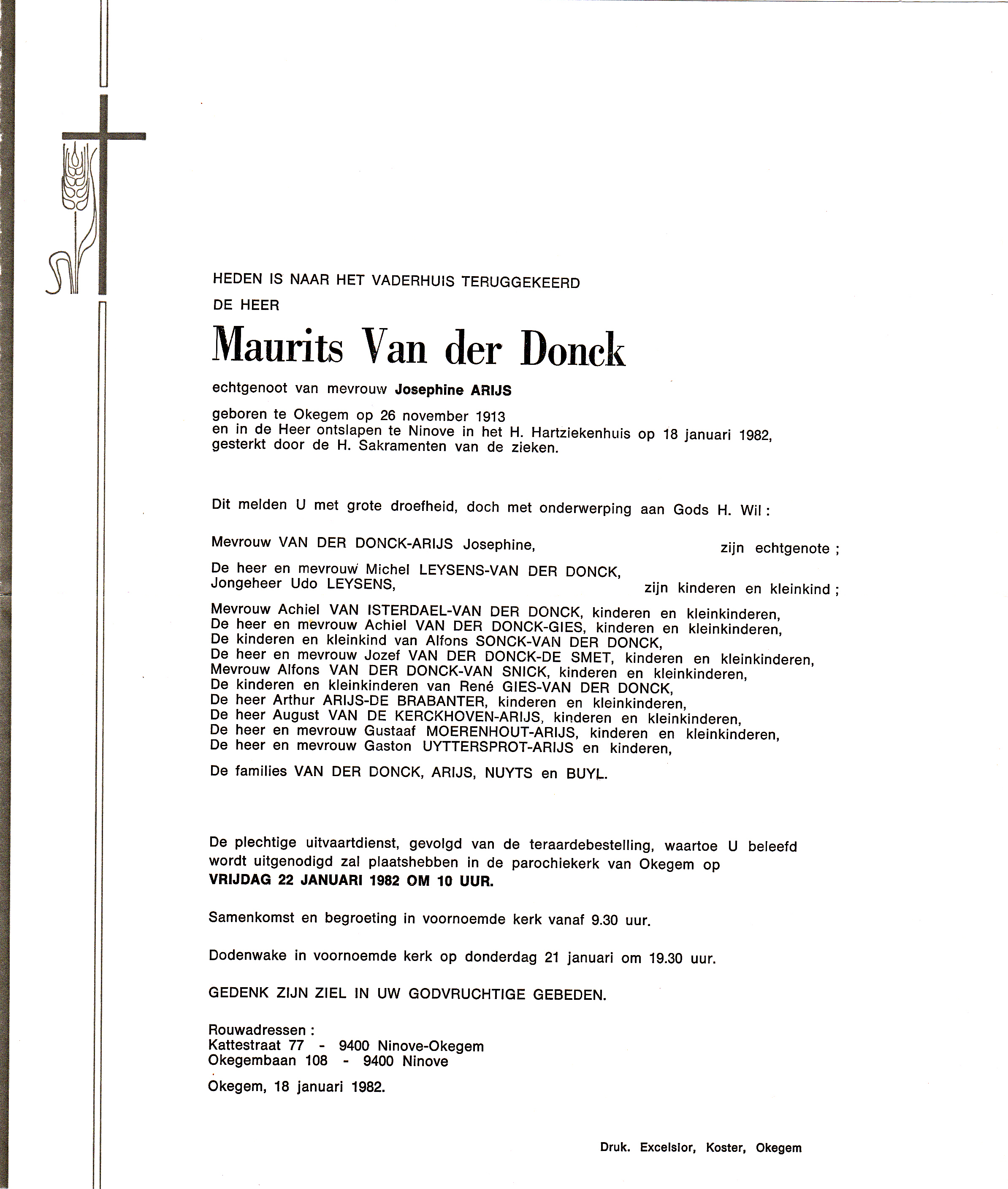 Van der Donck Maurits  