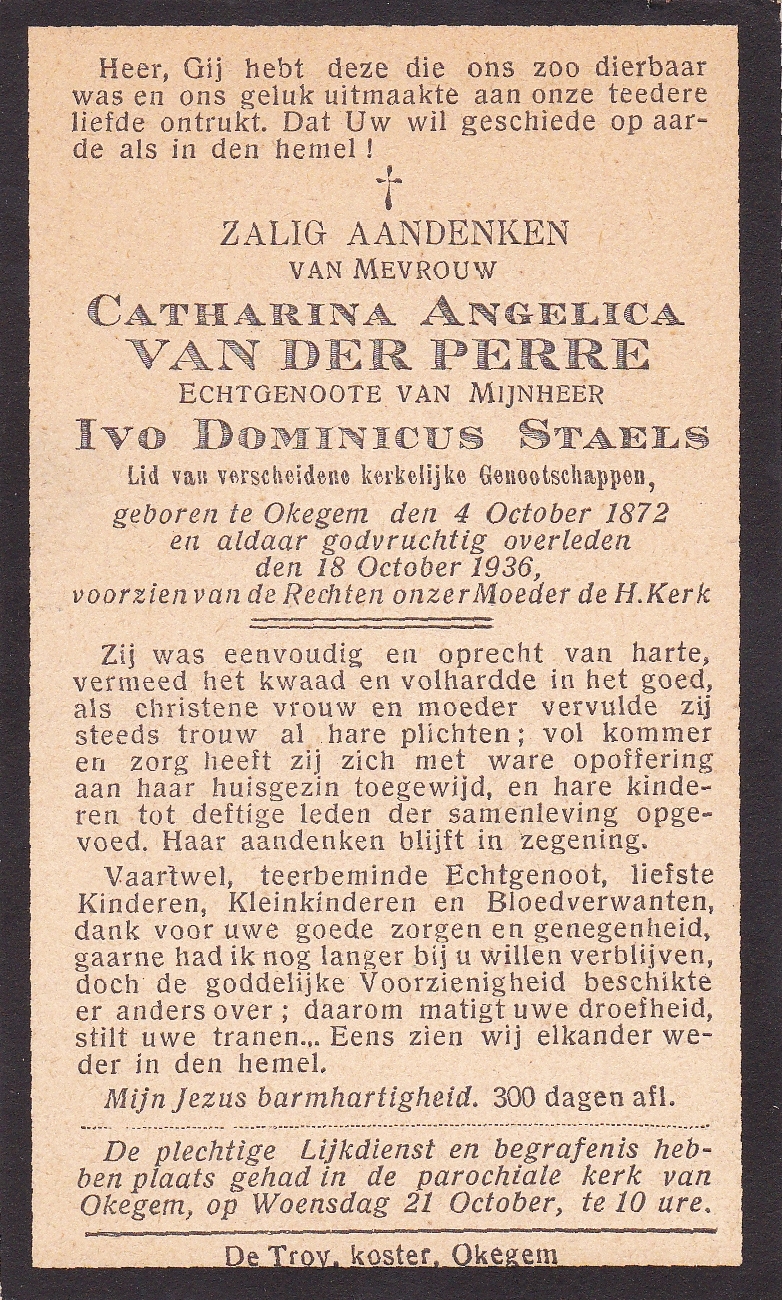 Van der Perre Catharina Angelica