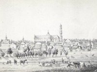 Ninove - Panorama - Litho 1849