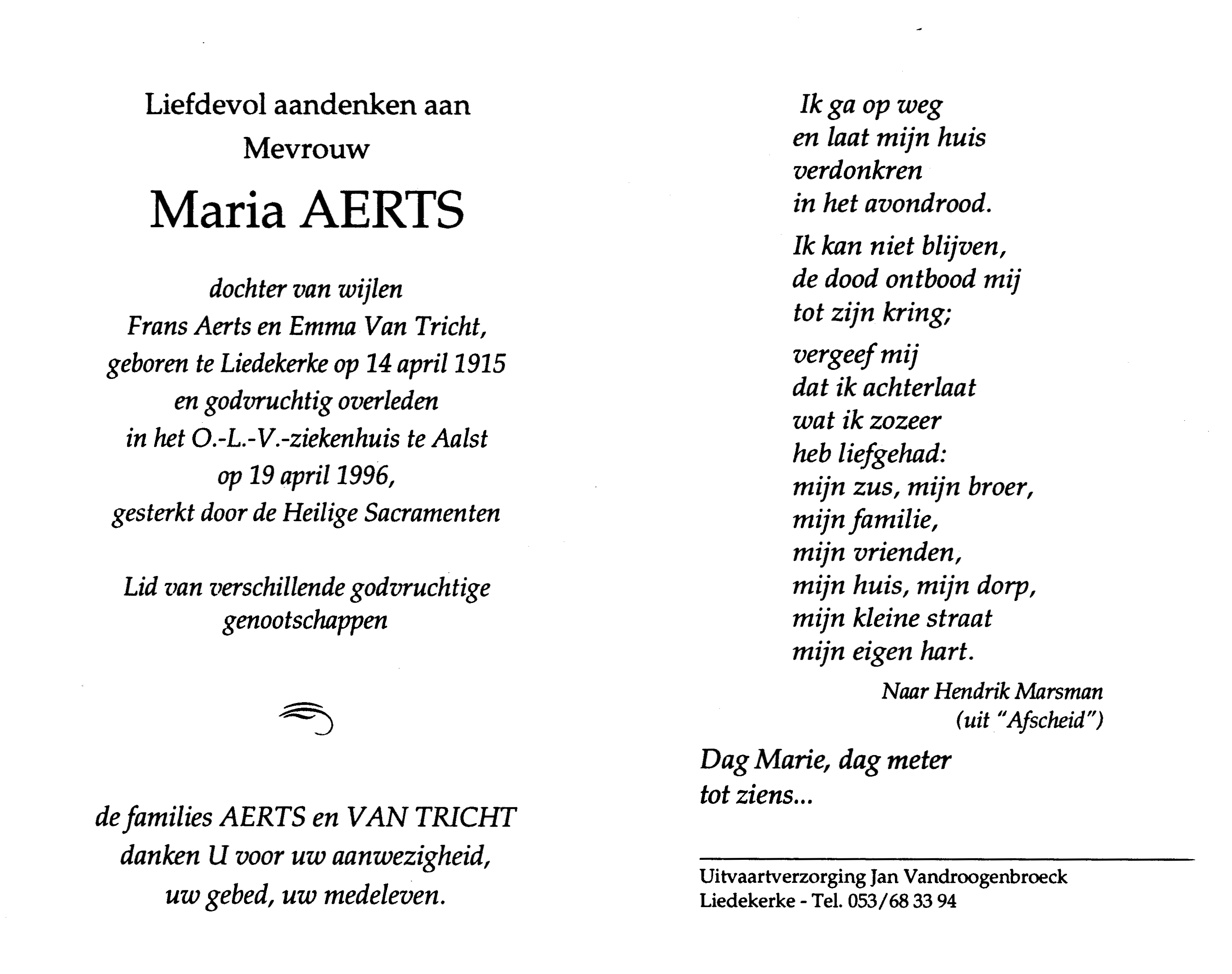 Aerts Maria