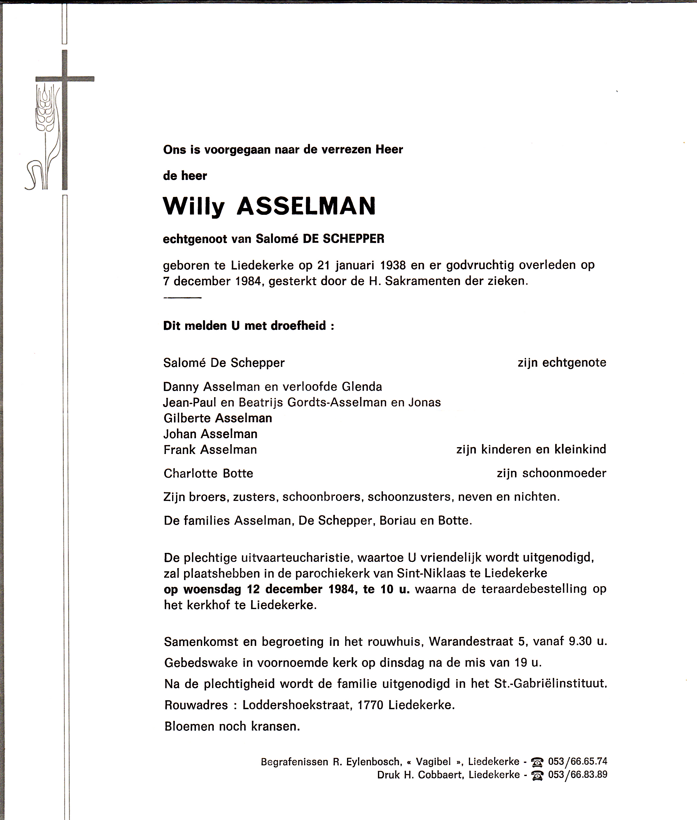 Asselman Willy