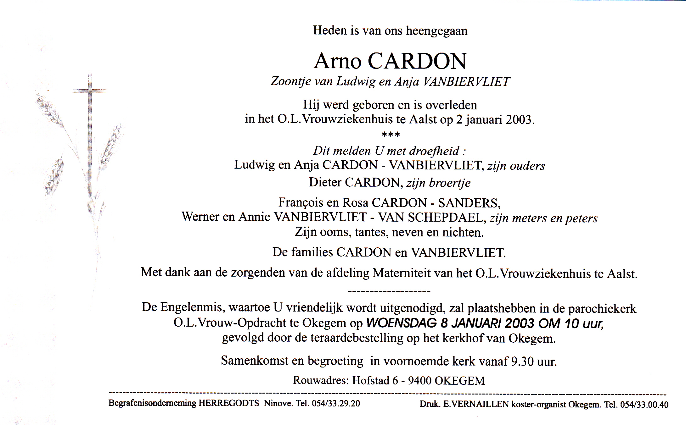 Cardon Arno 