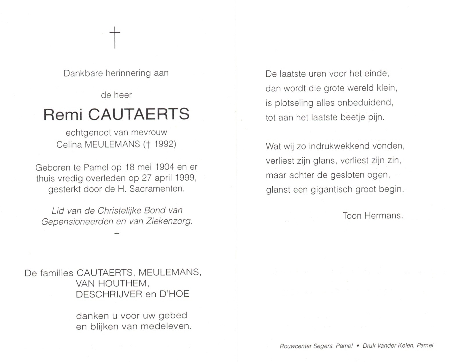 Cautaerts Remi
