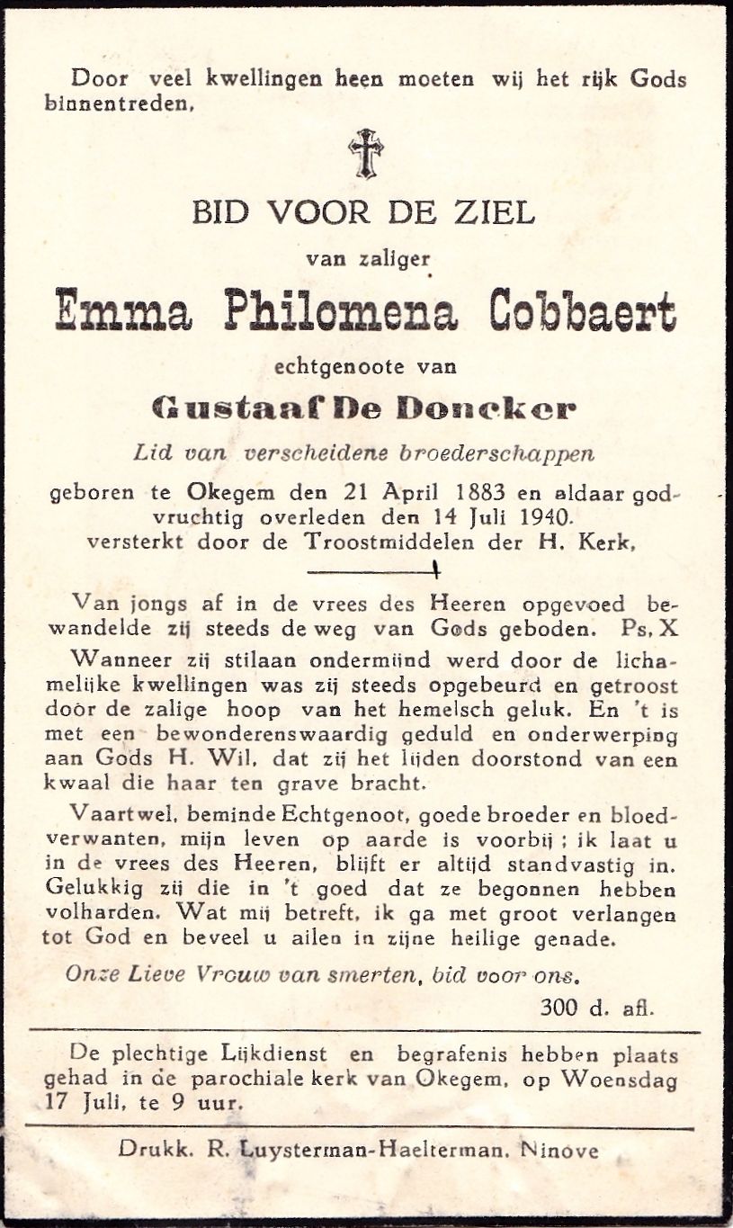 Cobbaert Emma Philomena