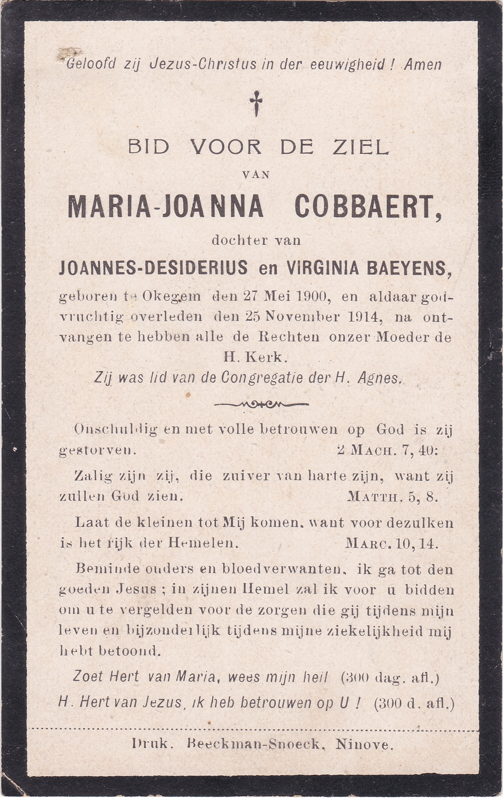 Cobbaert Maria Joanna
