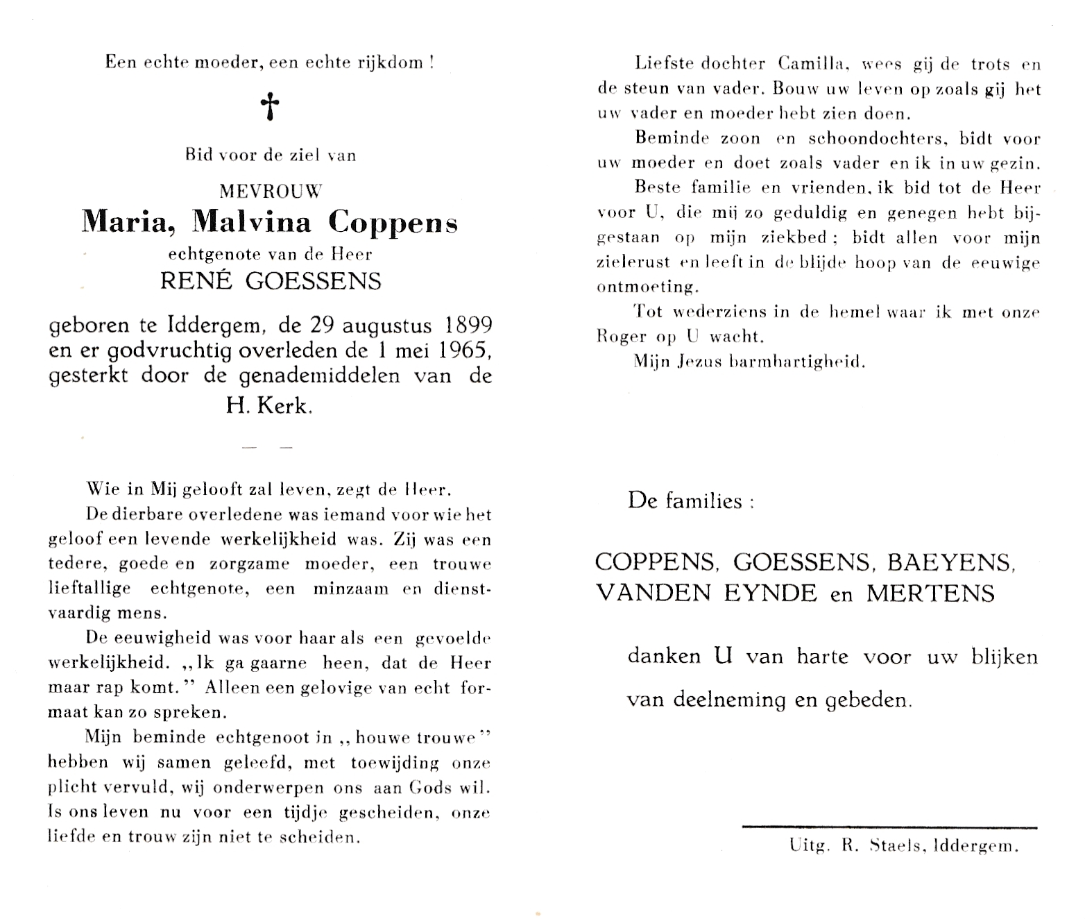 Coppens Maria Malvina