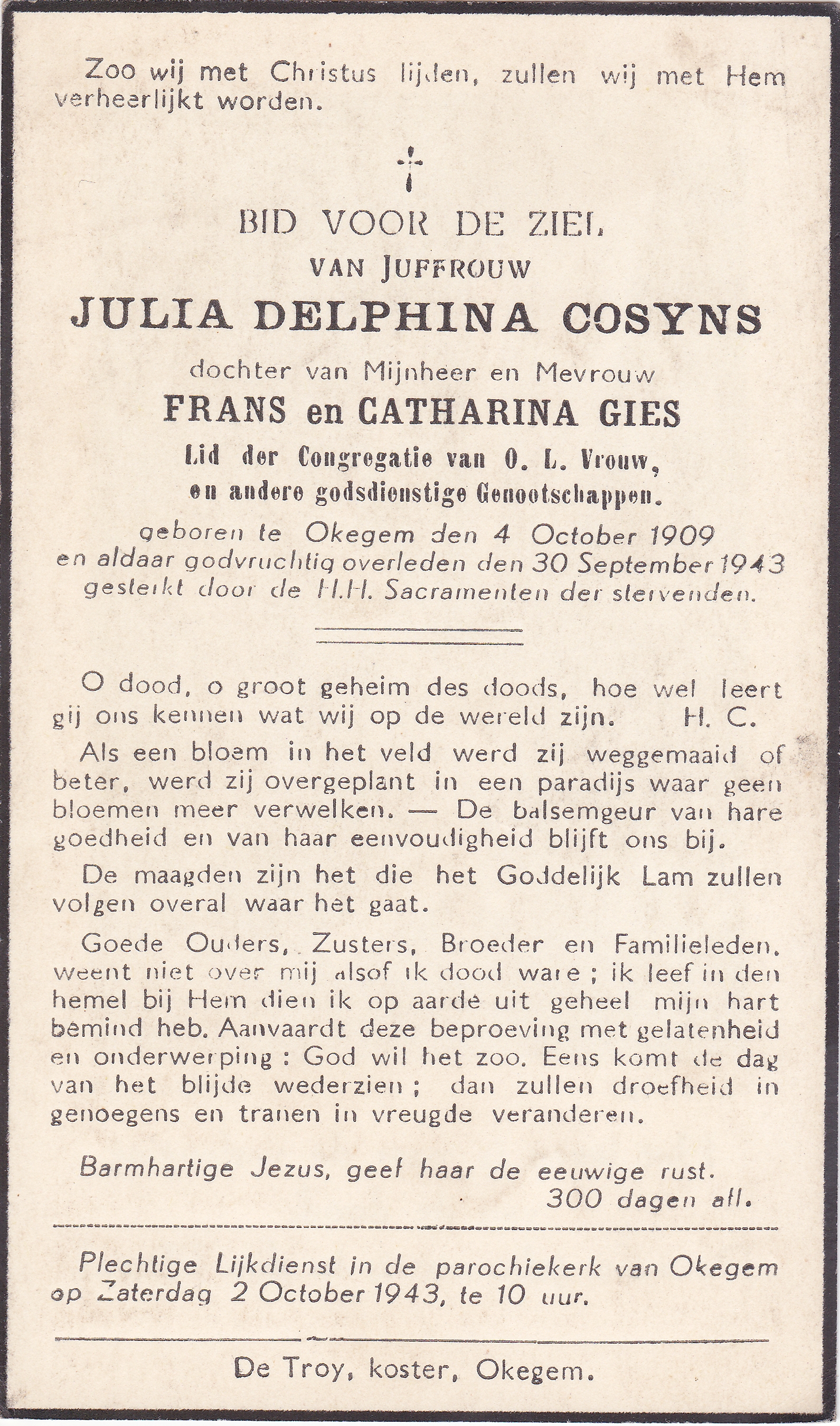 Cosyns Julia Delphina
