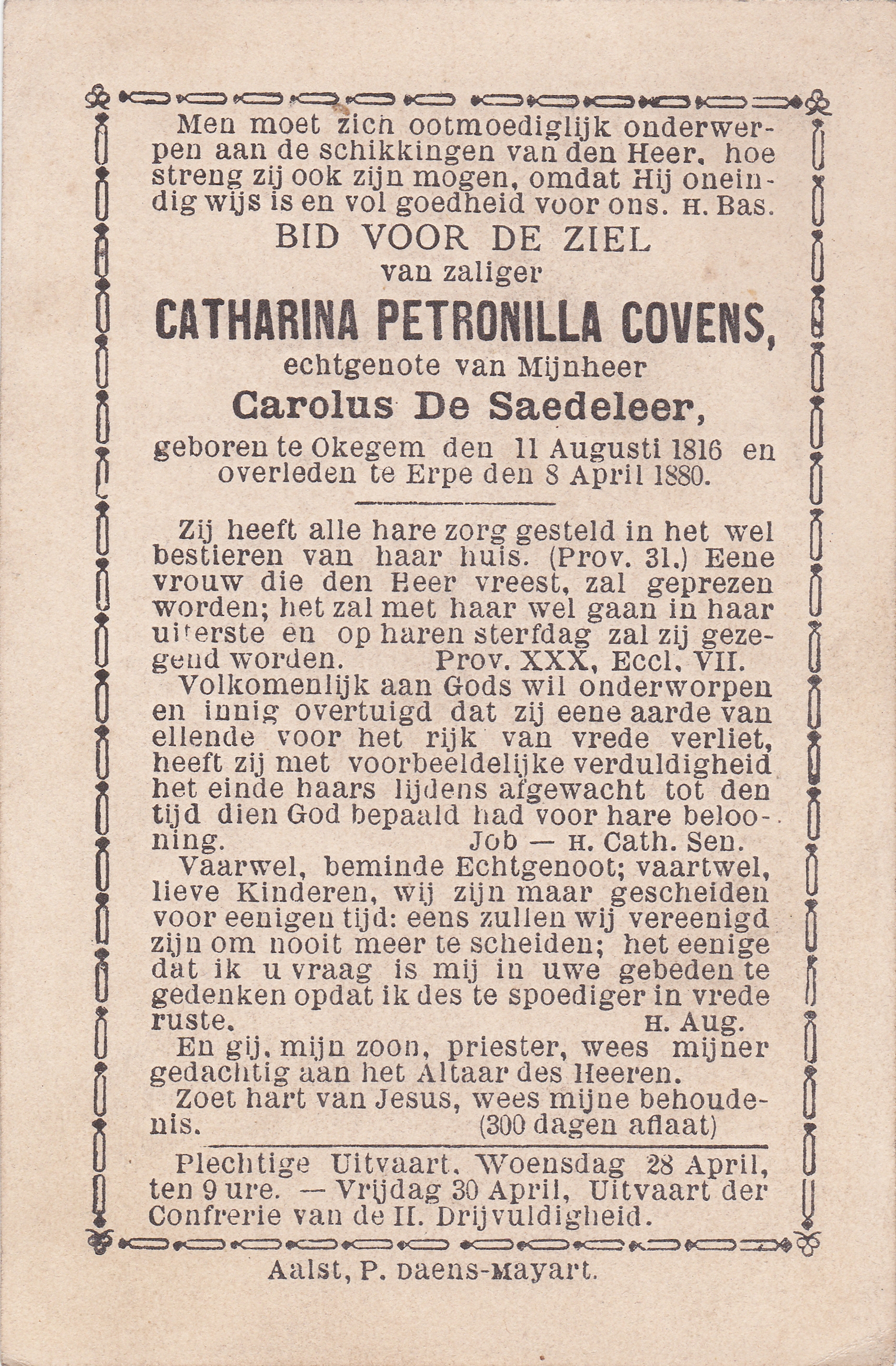 Covens Catharina Petronilla