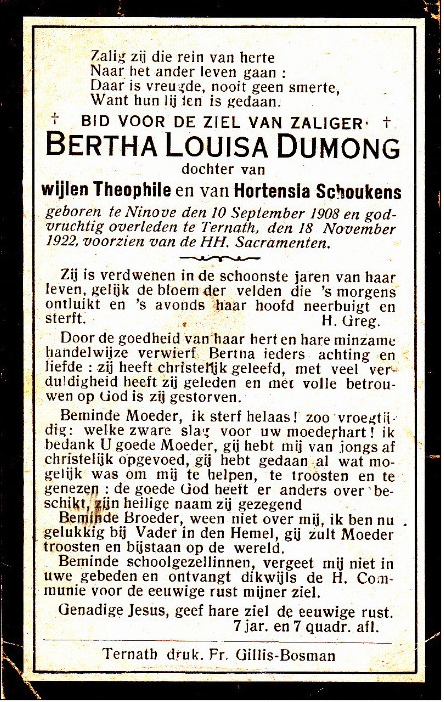 Dumong Bertha Louisa