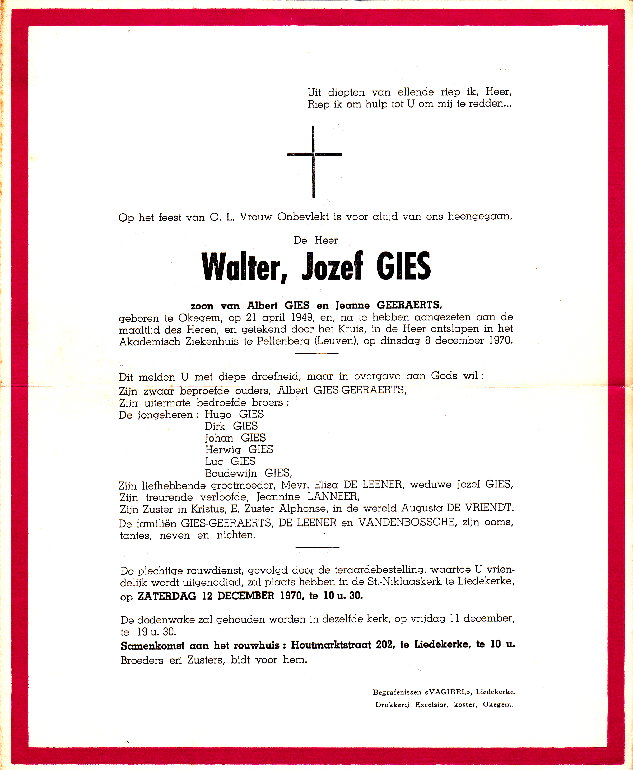 Gies Walter Jozef 