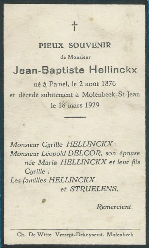 Hellinckx Jean Baptiste 