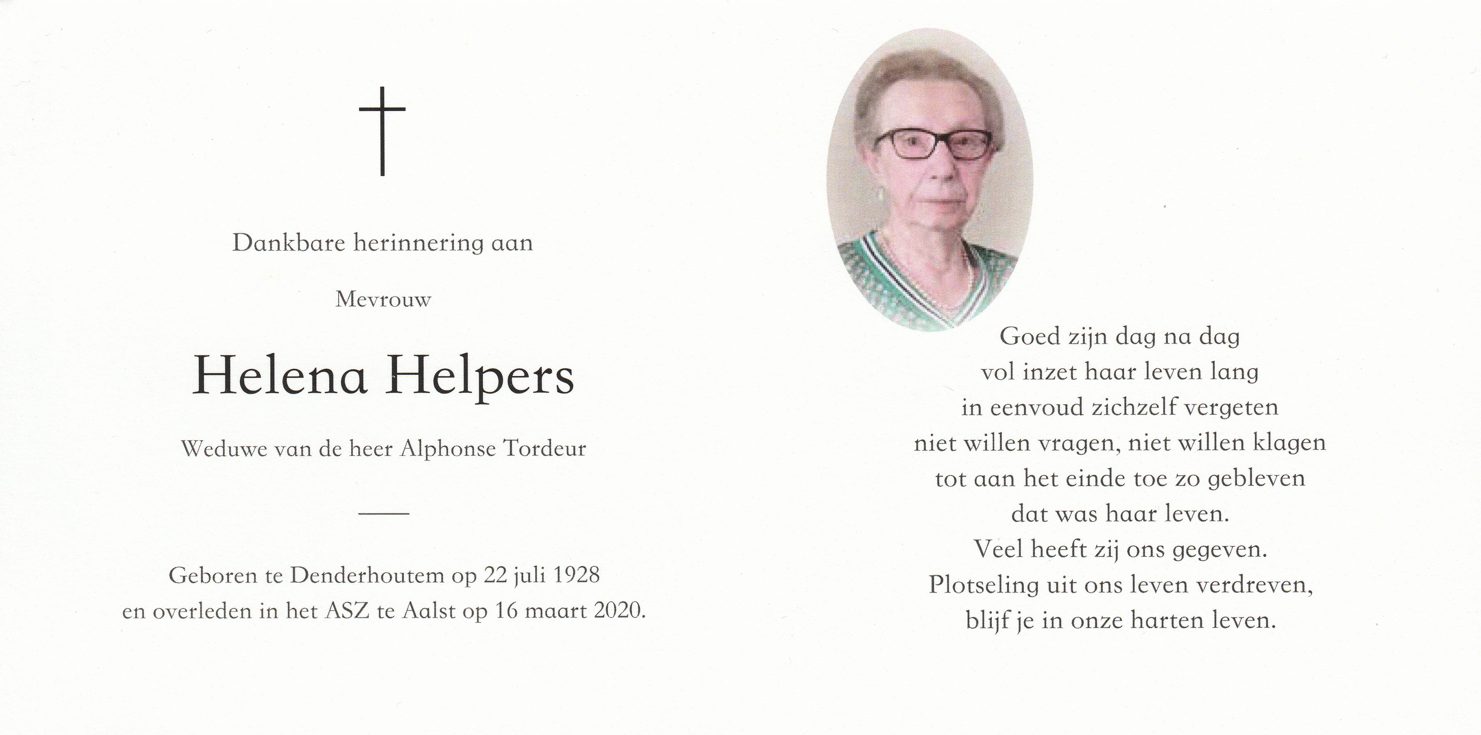 Helpers Helena (x Tordeur)