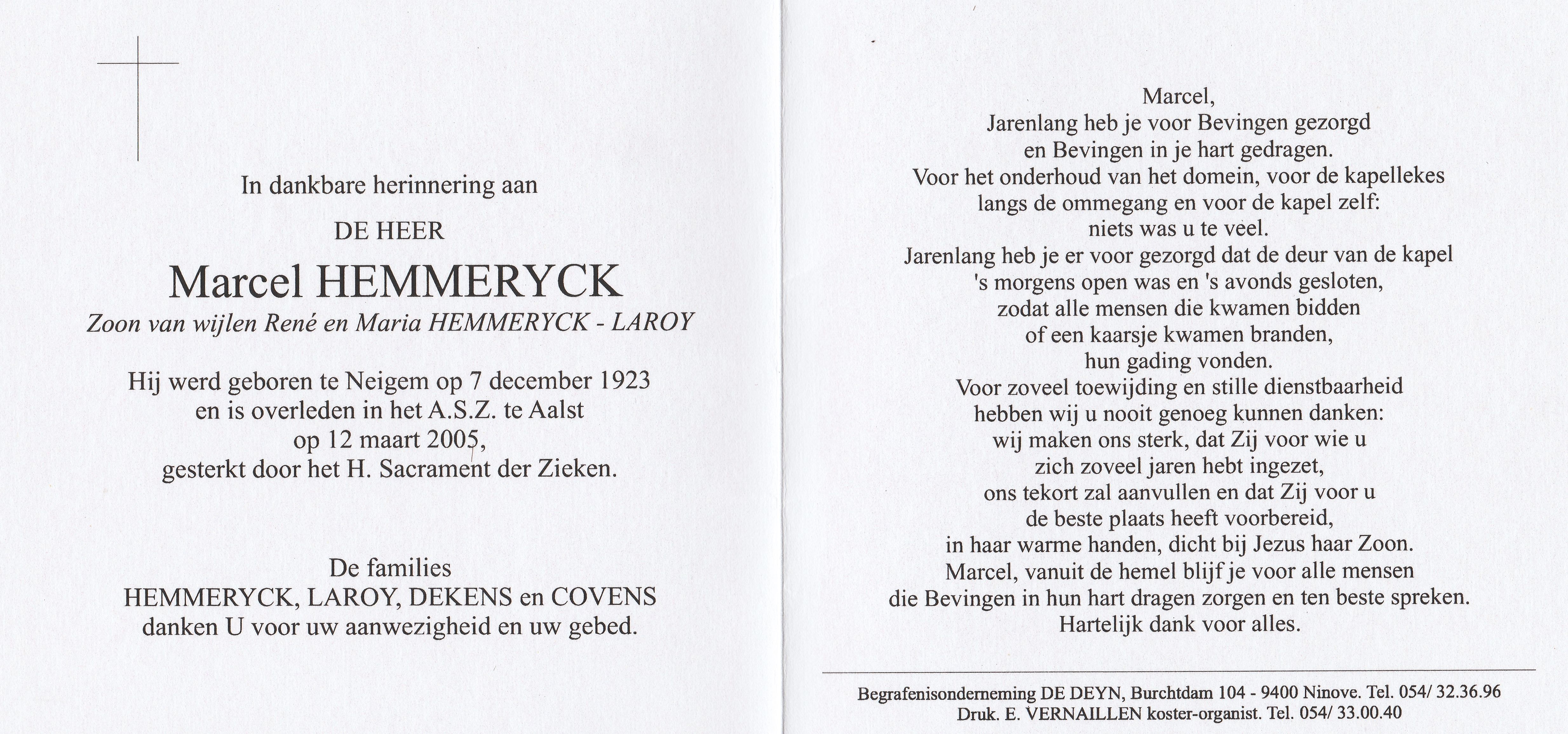Hemmeryck Marcel