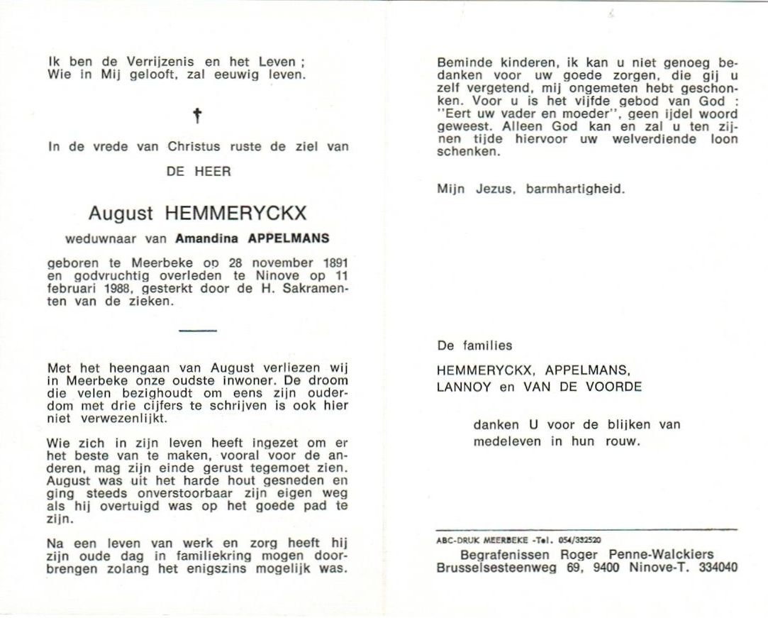 Hemmeryckx August