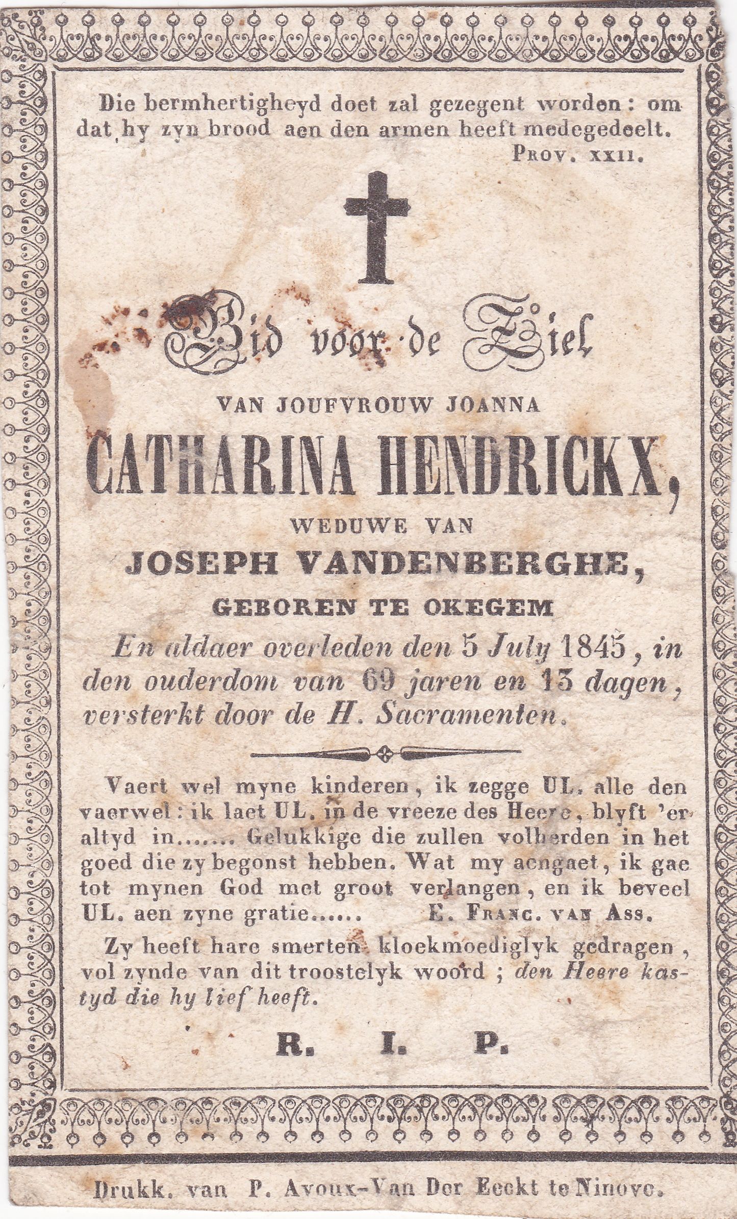 Hendrickx Joanna Catharina