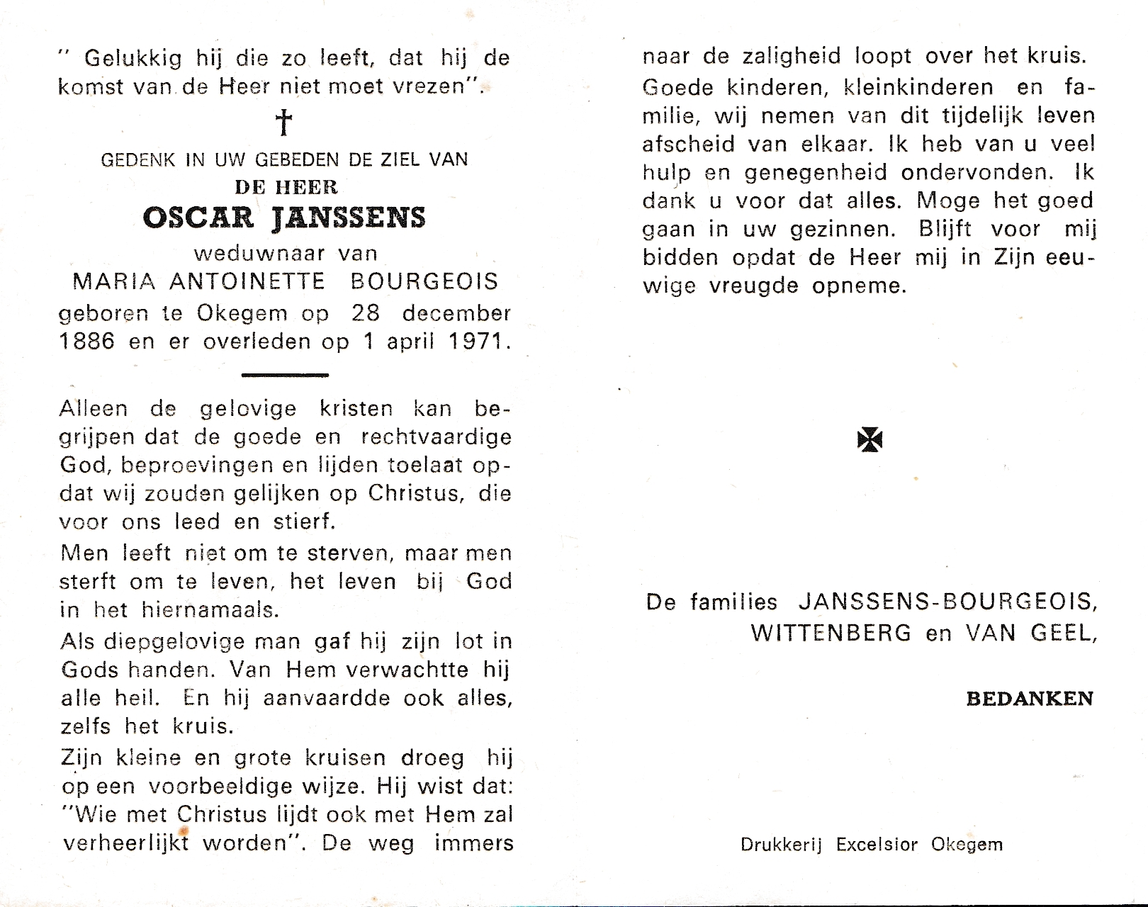 Janssens Oscar