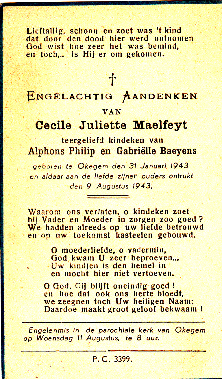Maelfeyt Cecile Juliette