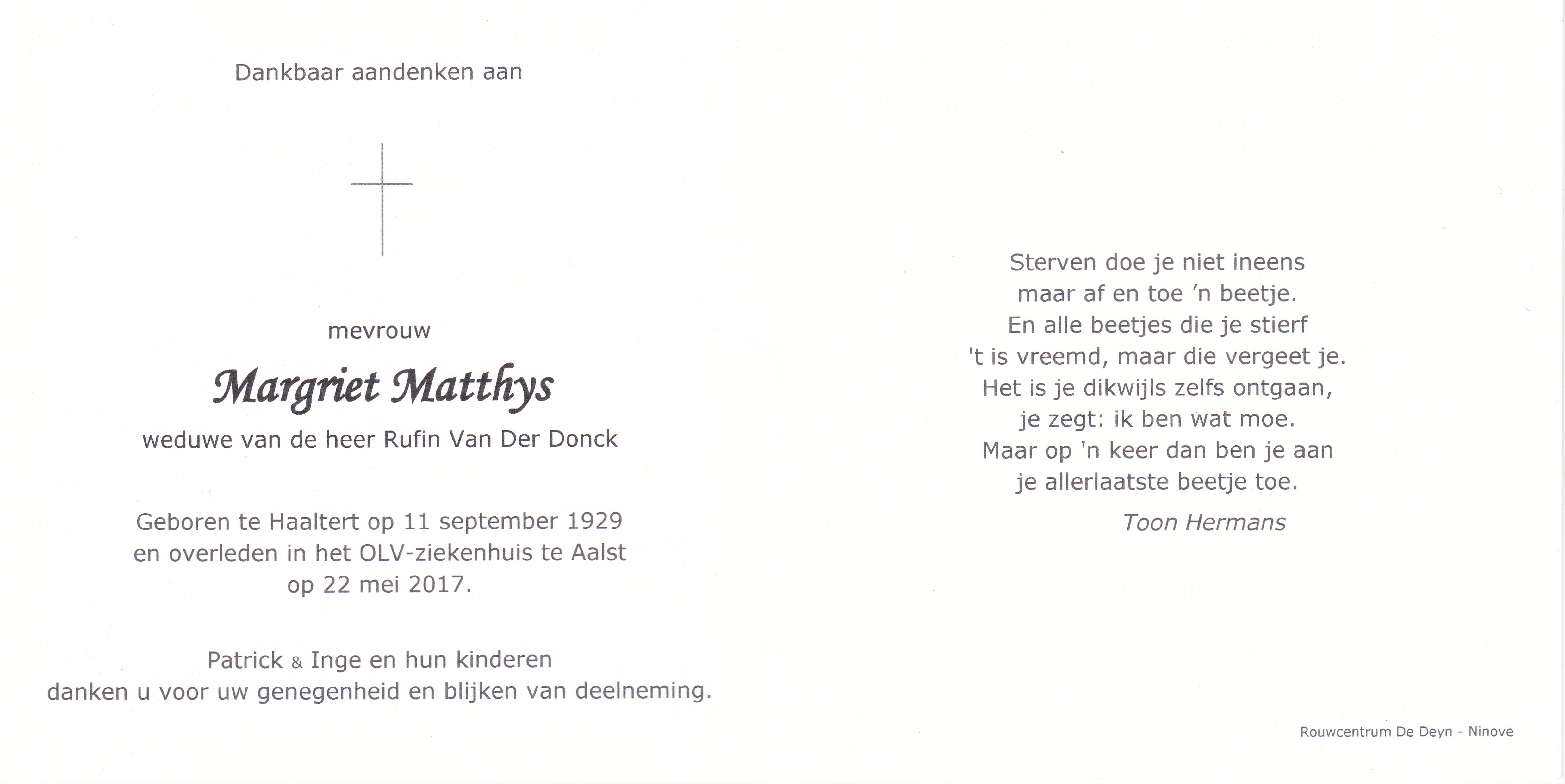 Matthys Margriet