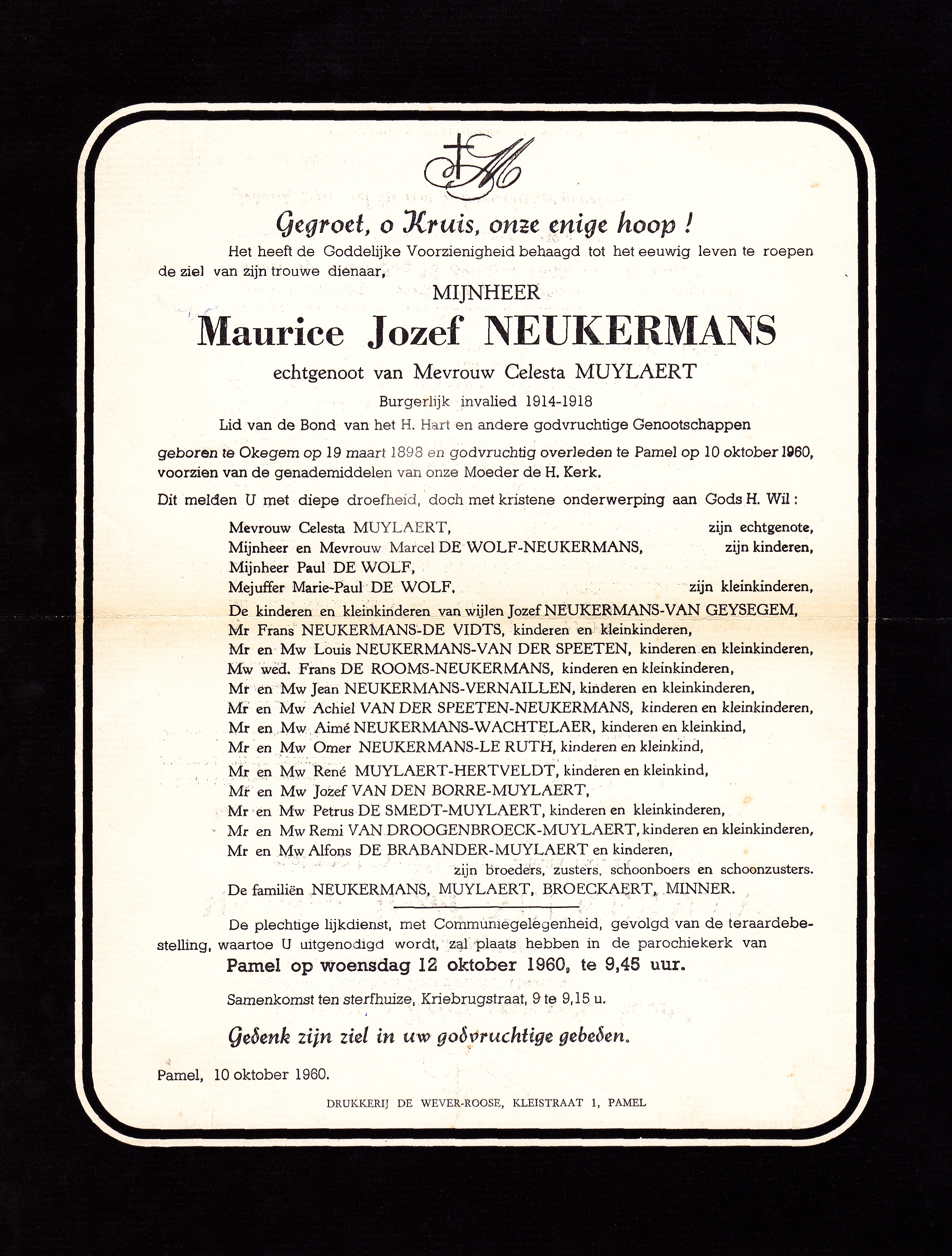 Neukermans Maurice Jozef 