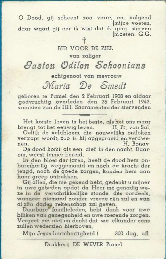 Schoonians Gaston Odilon 