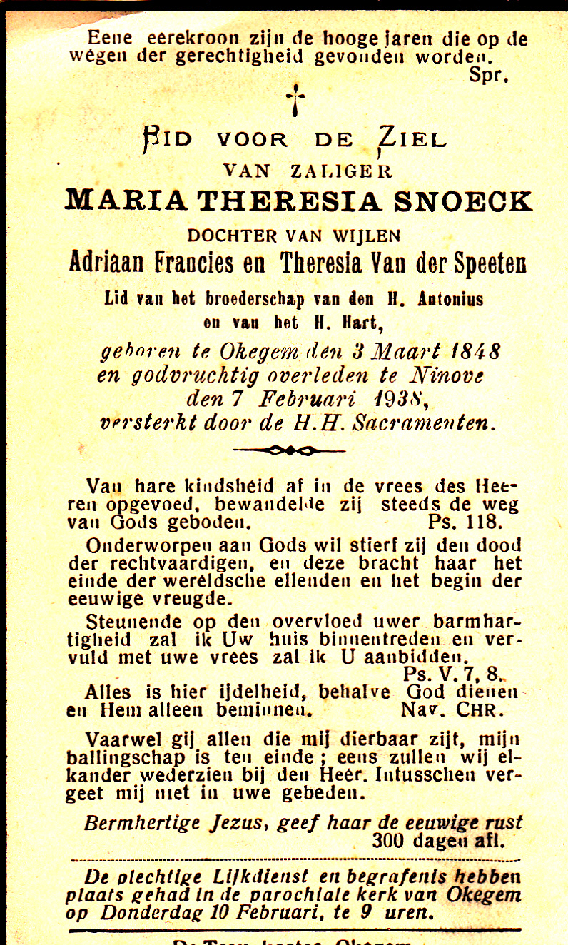 Snoeck Maria Theresia