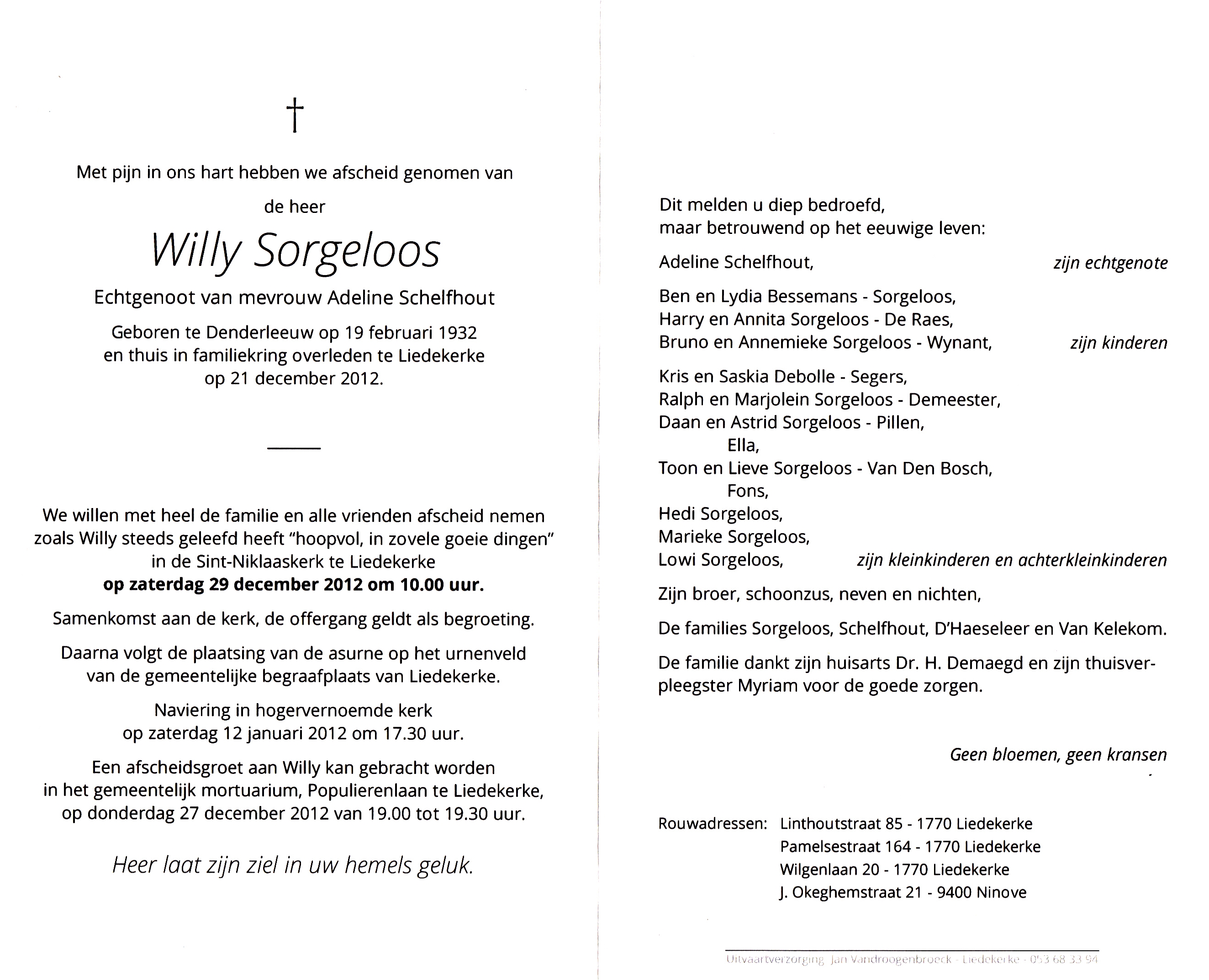 Sorgeloos Willy