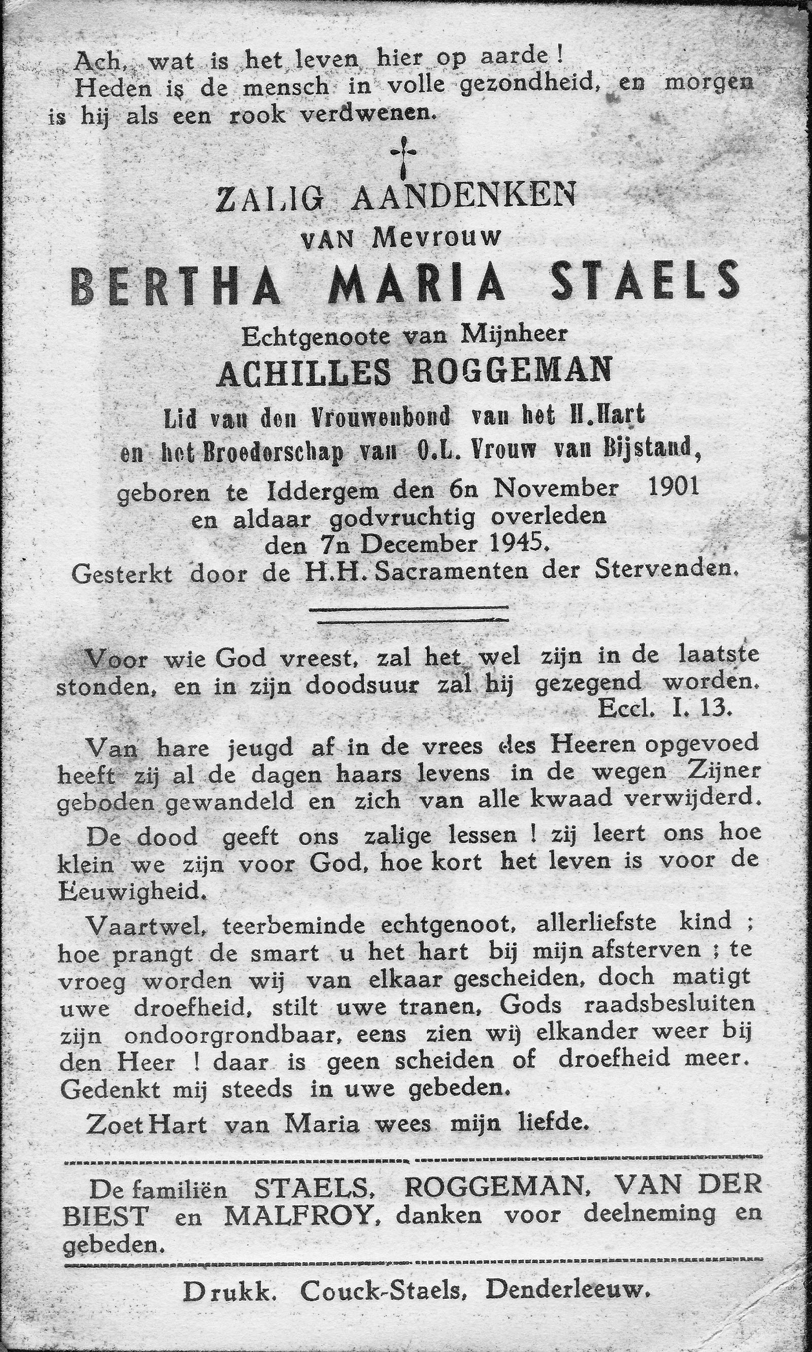 Staels Bertha Maria