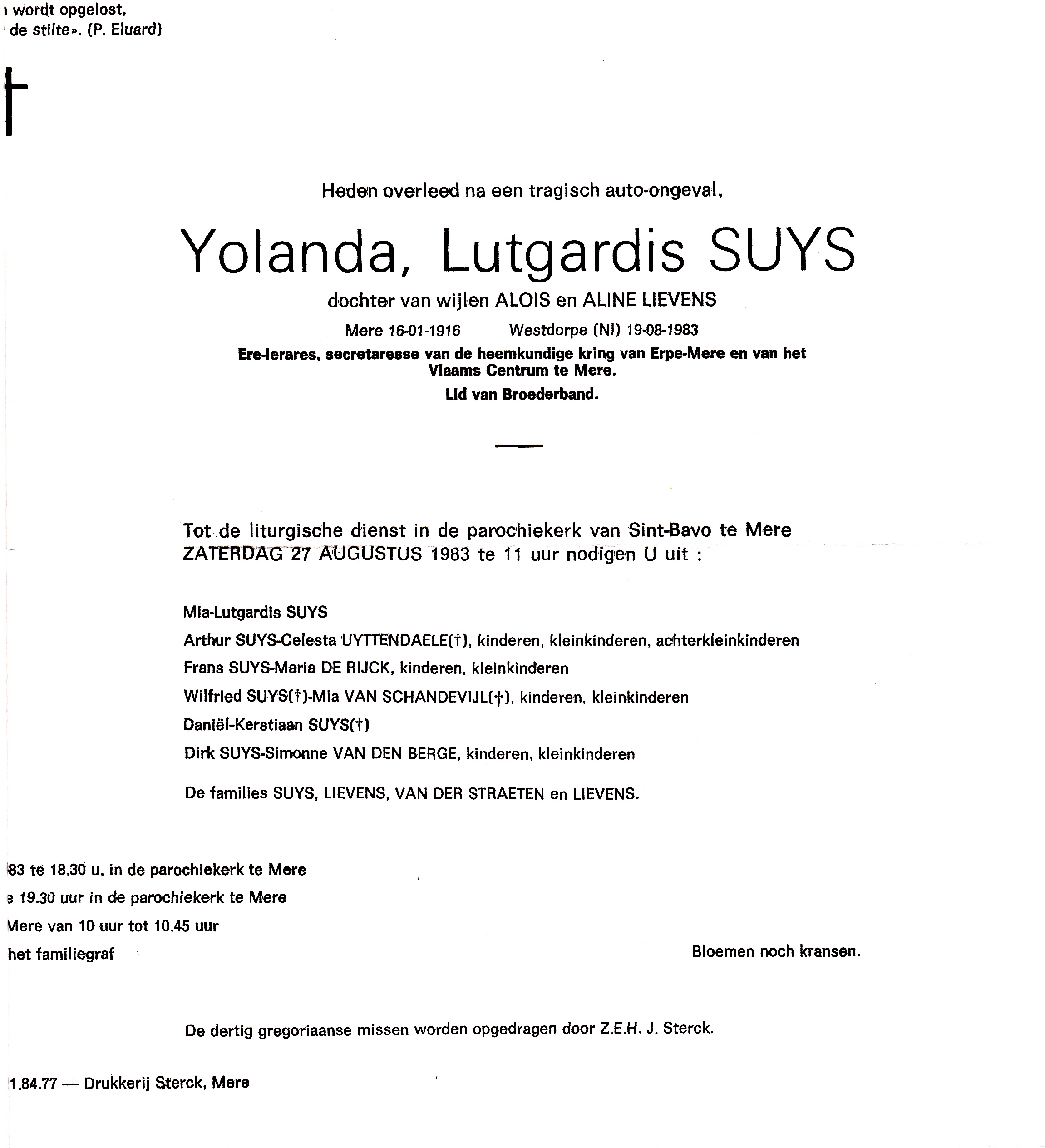 Suys Yolanda Lutgardis 