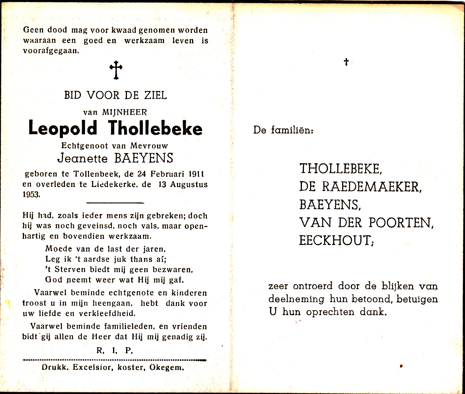 Thollebeke Leopold