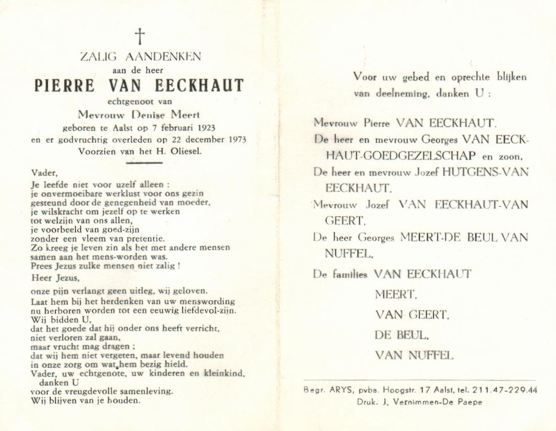 Van Eeckhaut Pierre