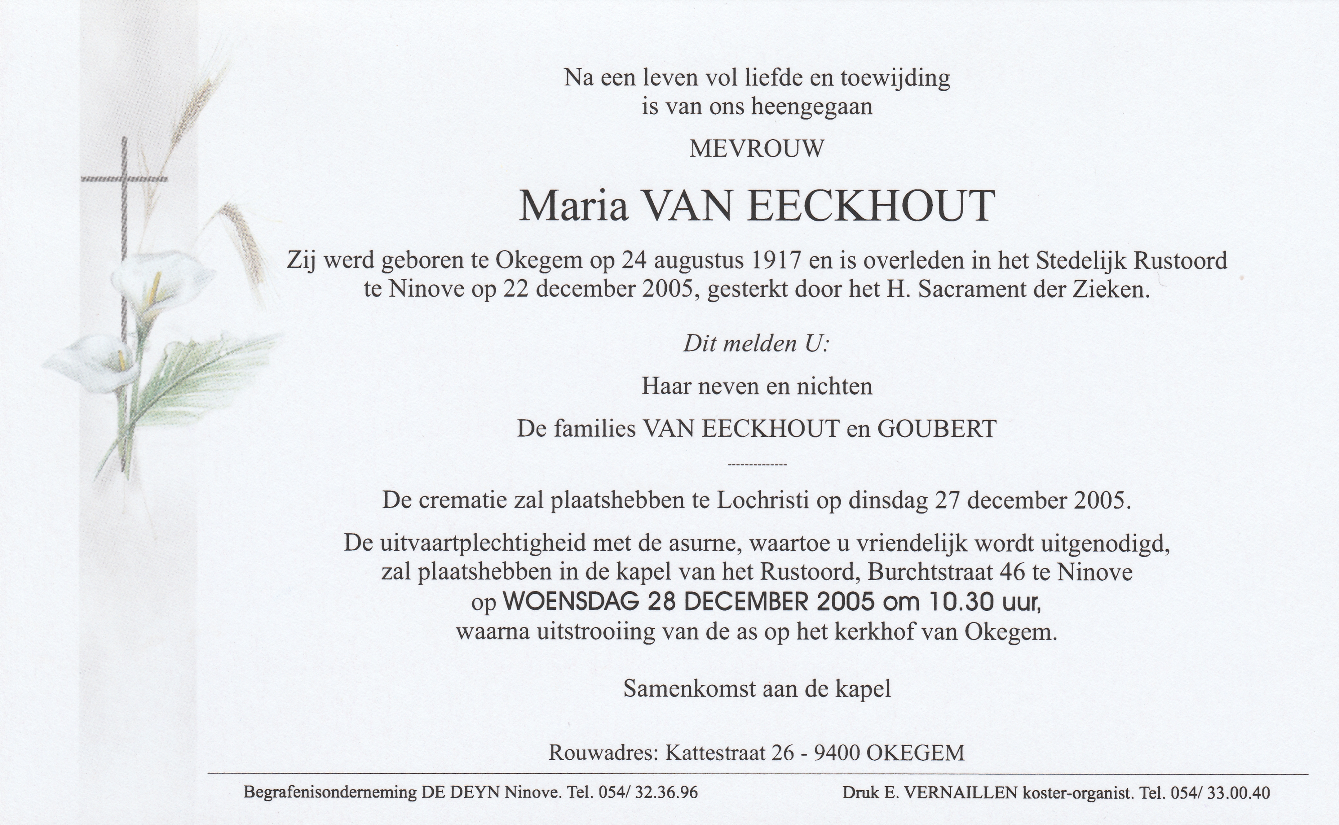Van Eeckhout Maria