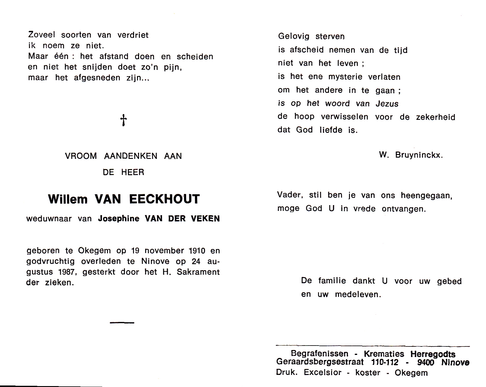 Van Eeckhout Willem