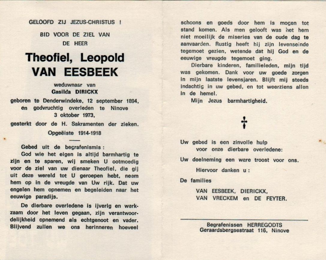 Van Eesbeek Theofiel Leopold