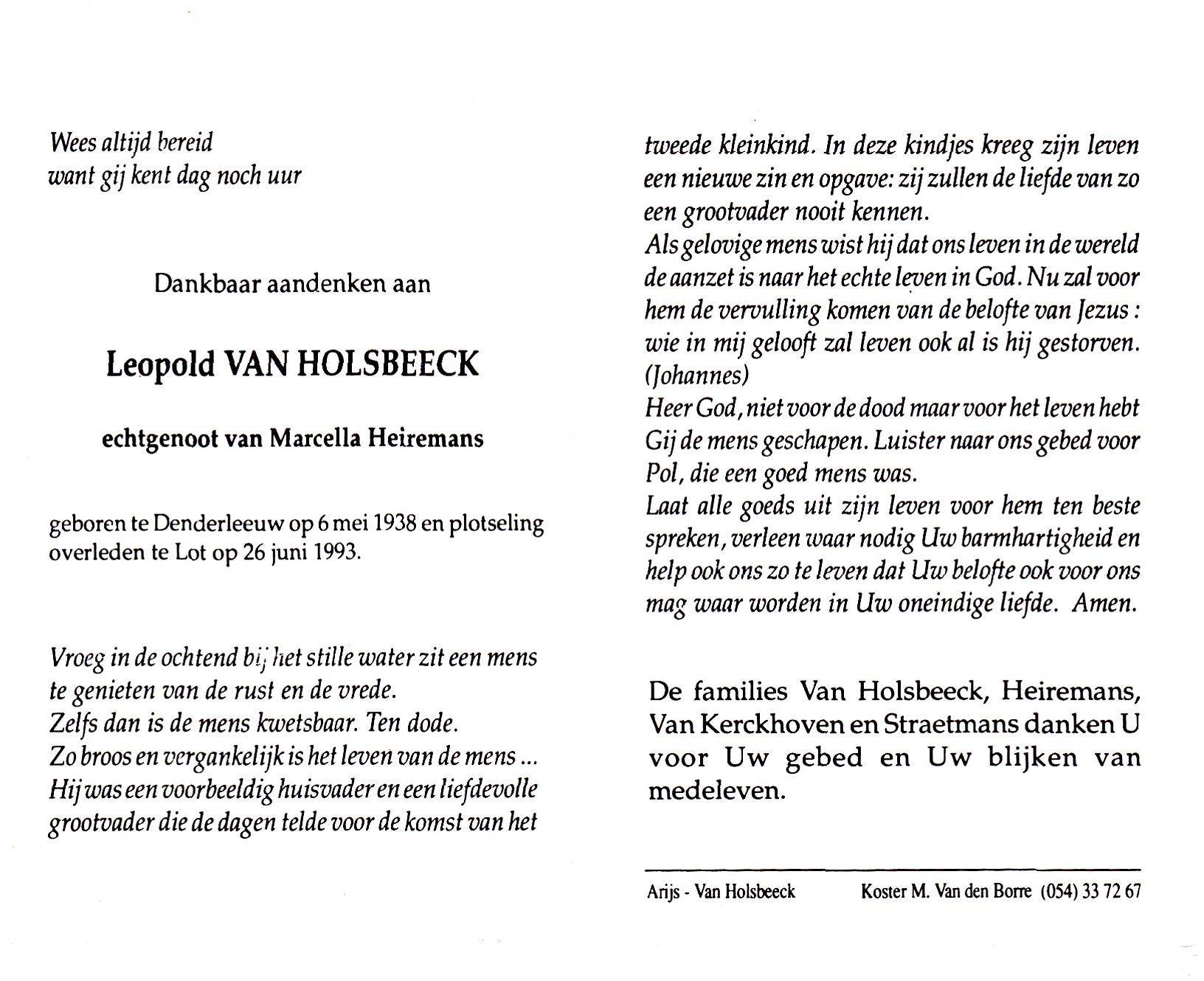Van Holsbeeck Leopold