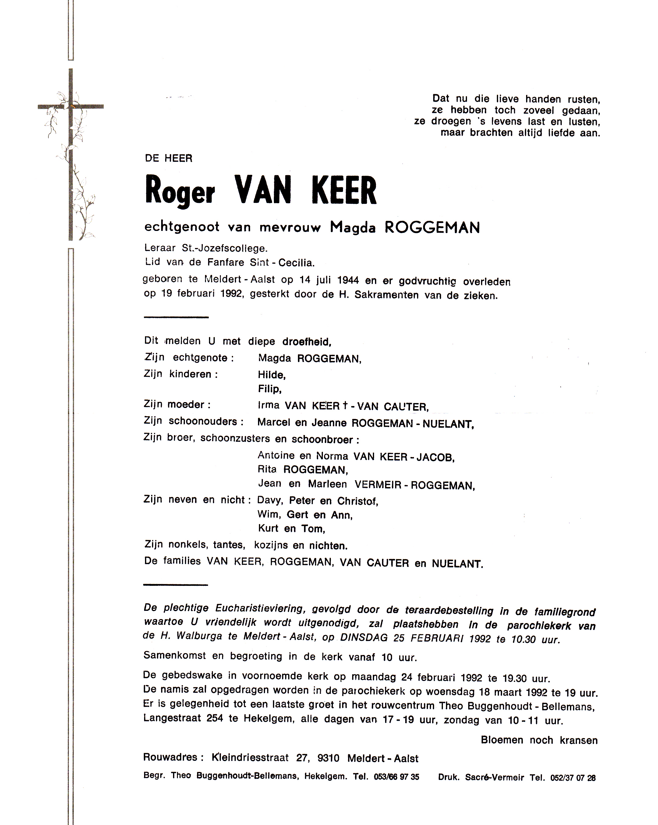 Van Keer Roger  