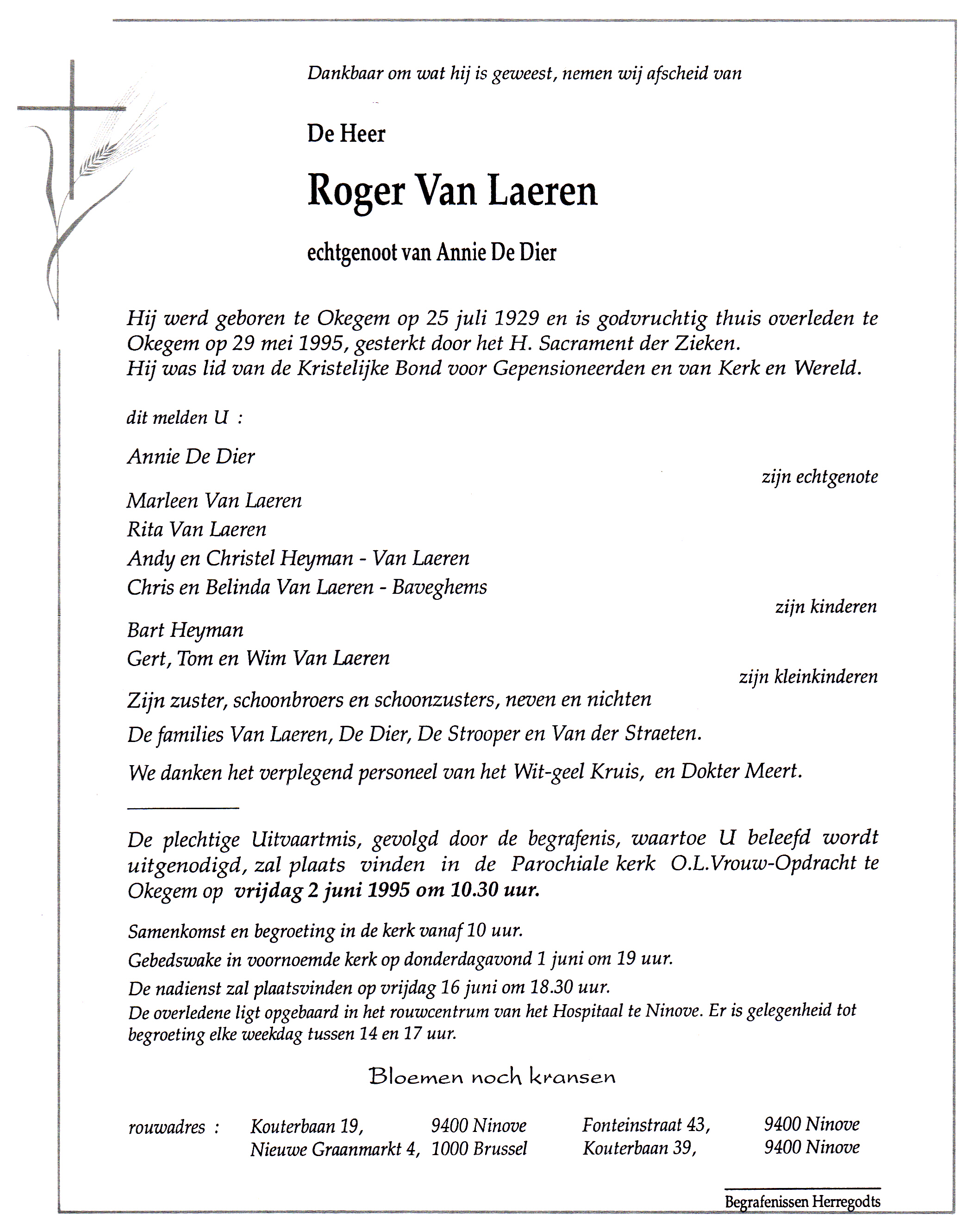 Van Laeren Roger  