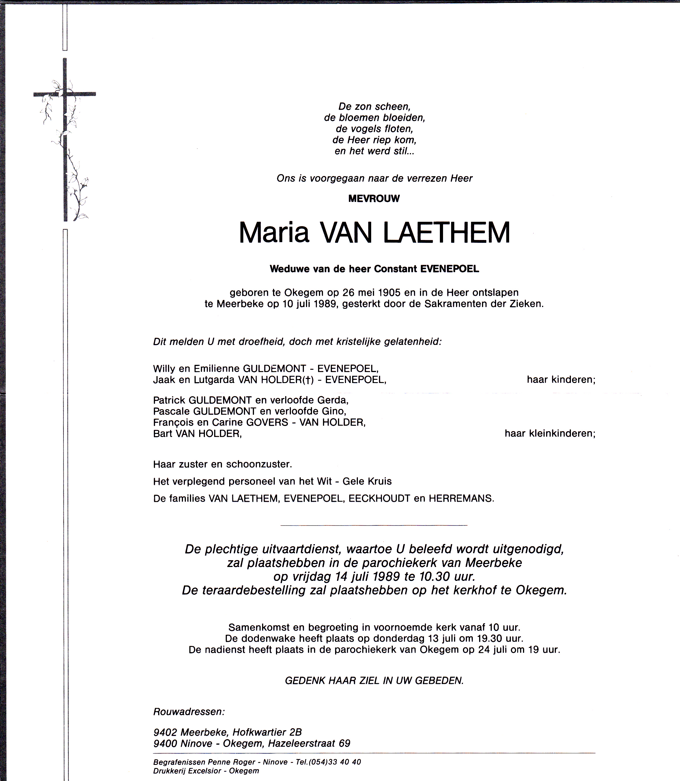 Van Laethem Maria  
