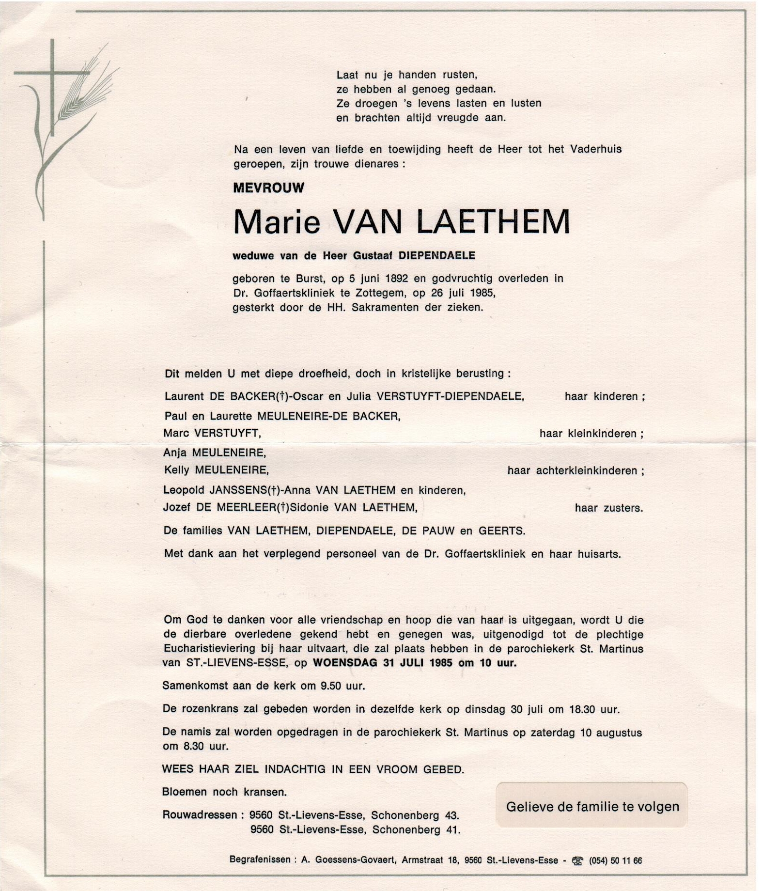 Van Laethem Marie