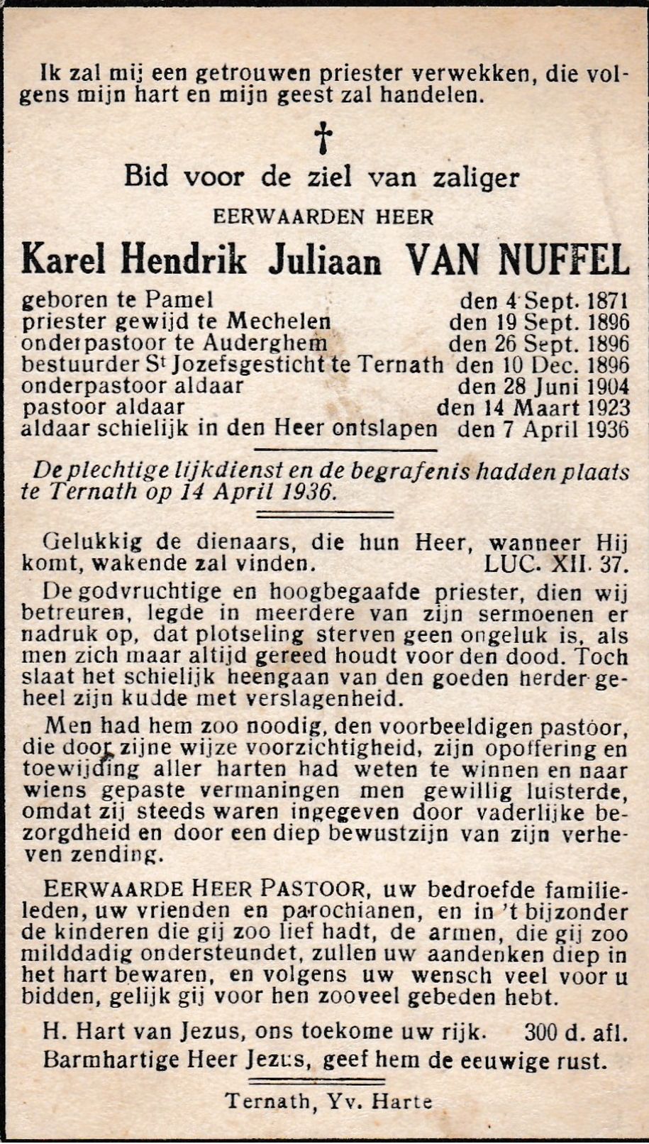 Van Nuffel Karel Hendrik Juliaan