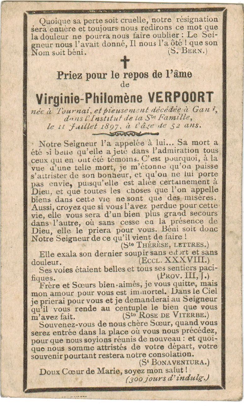 Verpoort Virginie Philomène