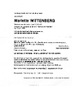 Wittenberg Mariette