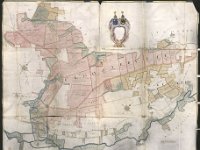 1650 (Ca.) - Okegem en Ninove -  Knipsel uit gronden en huizen van de abdij - P. De Dijn         Klik op de kaart hierboven om in te zoomen